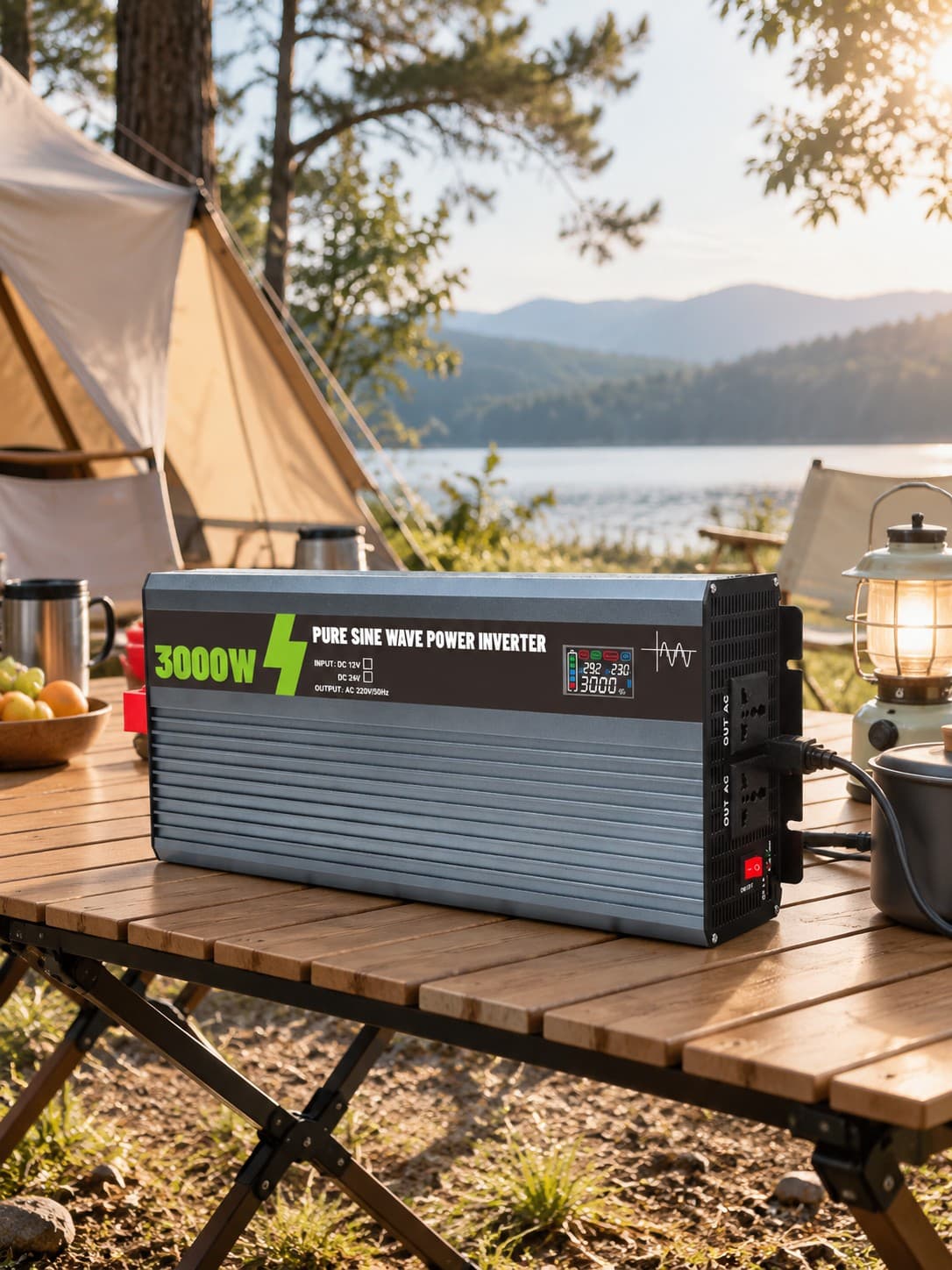 Portable energy for camping, outdoor work and remote activities