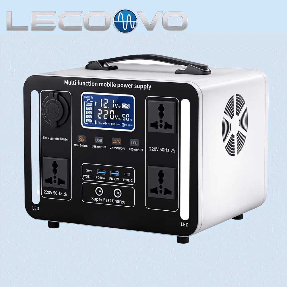 LECOOVO H600S 600W Portable Power Station Outdoor Solar Generator Backup Battery Pack, LECOOVO H600S 600W Portable Power Station, 深圳市一能精密科技有限公司