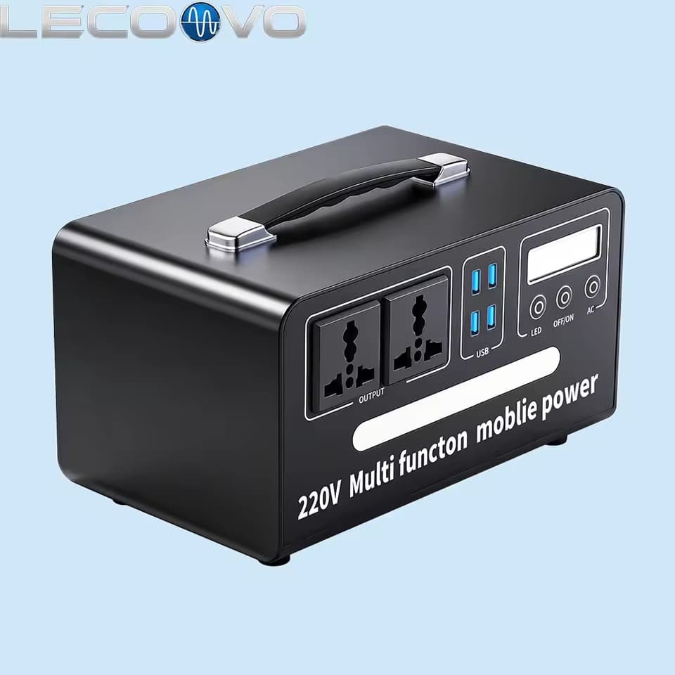 LECOOVO D300S 300W LiFePO4 Battery Portable Design Home Emergency Energy Storage System, LECOOVO D300S 300W LiFePO4 Portable Power Station, 深圳市一能精密科技有限公司