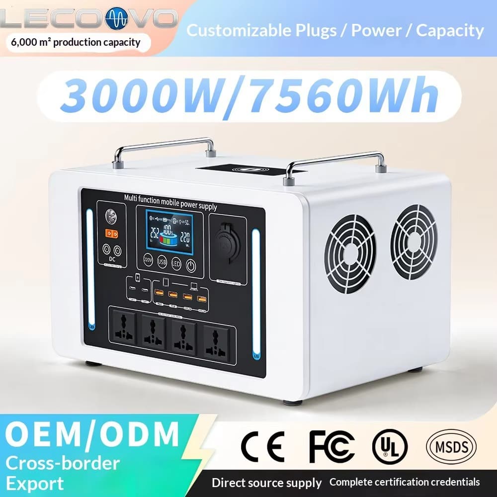 LECOOVO H3000S 3000W Portable Power Station, LFP Battery, AC, USB & Type-C for Camping and Emergency, LECOOVO H3000S 3000W Portable Power Station, 深圳市一能精密科技有限公司