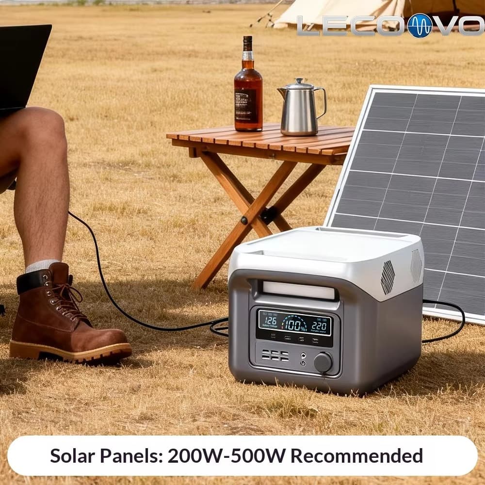 LECOOVO B1500S 1500W Camping Portable LFP Battery Energy Storage Power Station, LECOOVO B1500S 1500W Portable Power Station, 深圳市一能精密科技有限公司