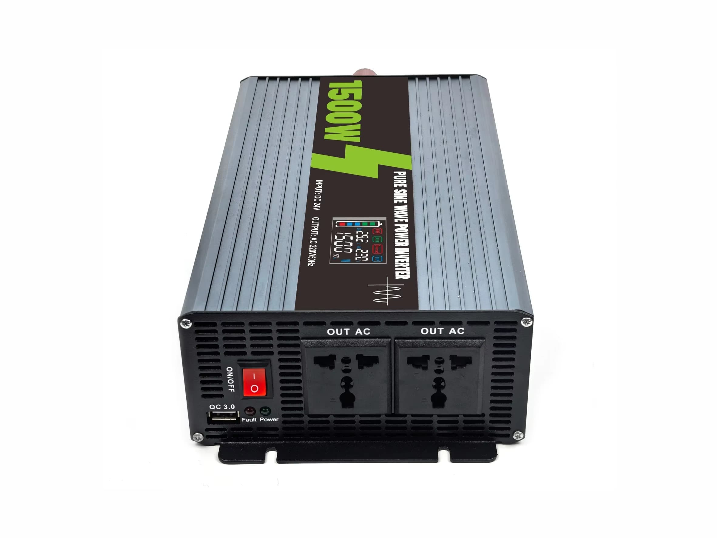 LECOOVO 1500W DC 24V to AC 220V Pure Sine Wave Power Inverter for Car & RV Camping, LECOOVO 1500W Pure Sine Wave Inverter DC 24V to AC 220V, 深圳市一能精密科技有限公司