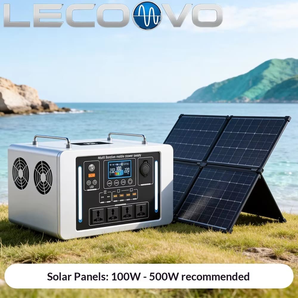LECOOVO H3000S 3000W Portable Power Station, LFP Battery, AC, USB & Type-C for Camping and Emergency, LECOOVO H3000S 3000W Portable Power Station, 深圳市一能精密科技有限公司