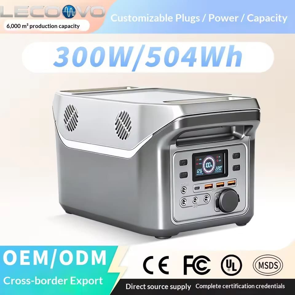 LECOOVO B300S 300W Outdoor Integrated Pure Sine Wave Battery Industrial Solar Energy Storage System with MPPT, LECOOVO B300S 300W Pure Sine Wave Solar Storage, 深圳市一能精密科技有限公司