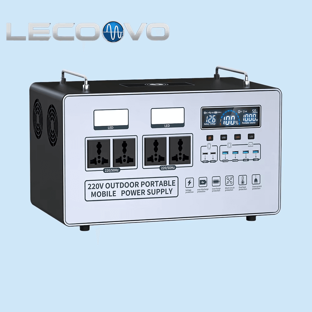 LECOOVO D2000S 2000W Portable Power Station LiFePO4 Solar Generator Home Backup Battery, LECOOVO D2000S 2000W Portable Power Station, 深圳市一能精密科技有限公司
