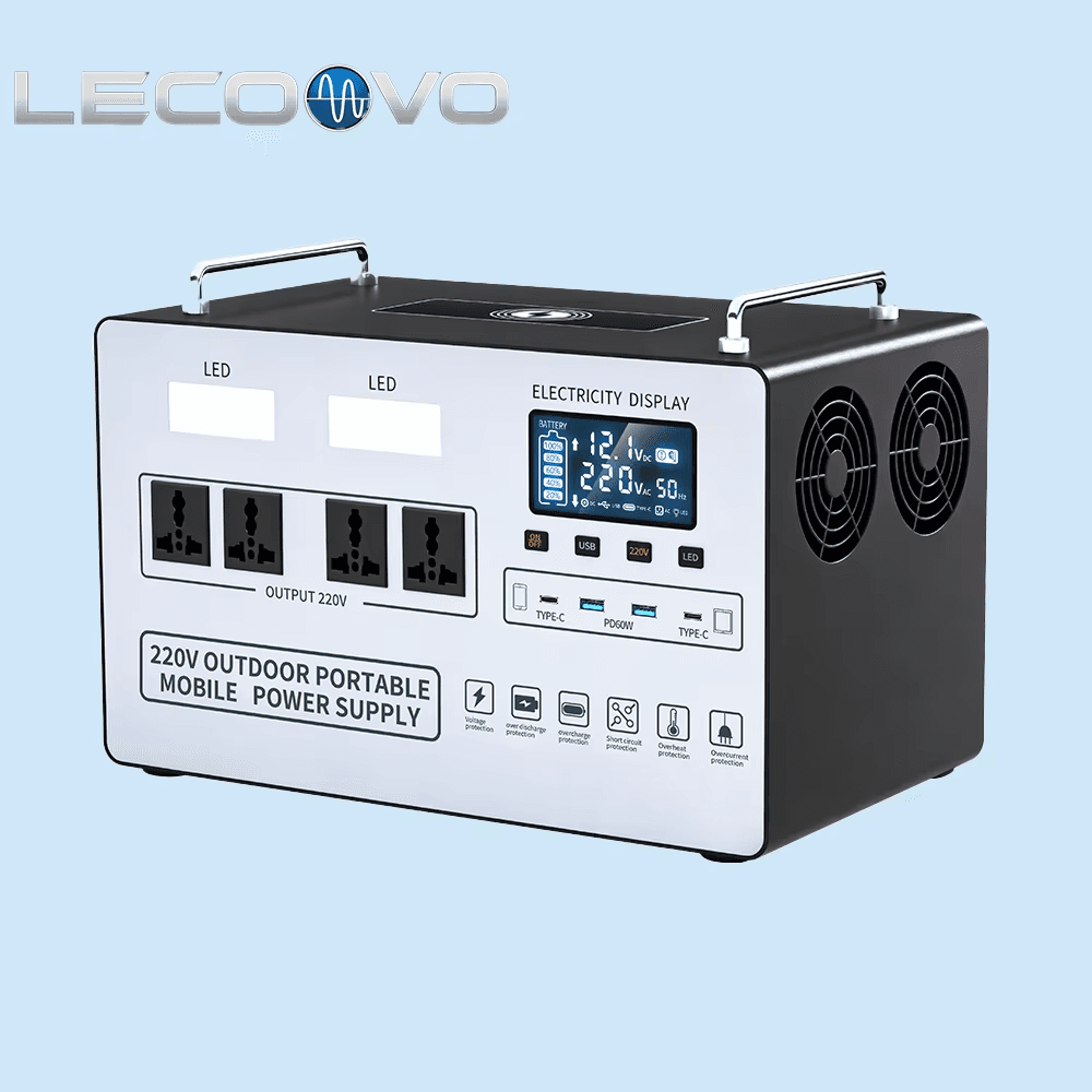 LECOOCO D1200S 1200W Portable Power Station Emergency Energy Storage Suitable for Road Trips and Home Backup, LECOOCO D1200S 1200W Portable Power Station, 深圳市一能精密科技有限公司