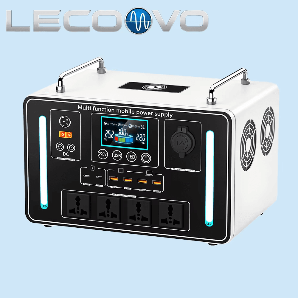 LECOOVO H1500S 1500W Portable Power Station, LiFePO4 Battery, MPPT, Solar Generator for Outdoor Use, LECOOVO H1500S 1500W Portable Power Station, 深圳市一能精密科技有限公司