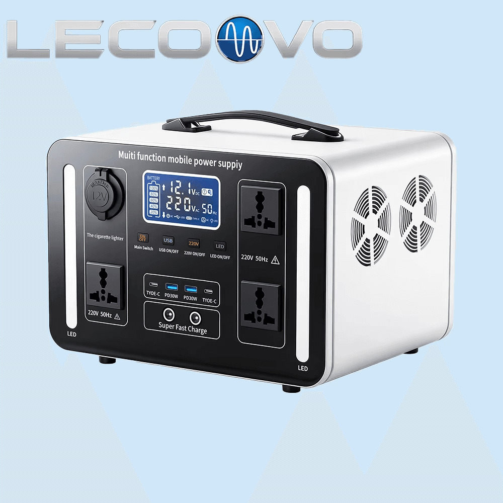 LECOOVO H1200S 1200W Portable Generator Solar Home Energy Storage System for Home Power with MPPT LiFePO4, LECOOVO H1200S 1200W Portable Generator, 深圳市一能精密科技有限公司