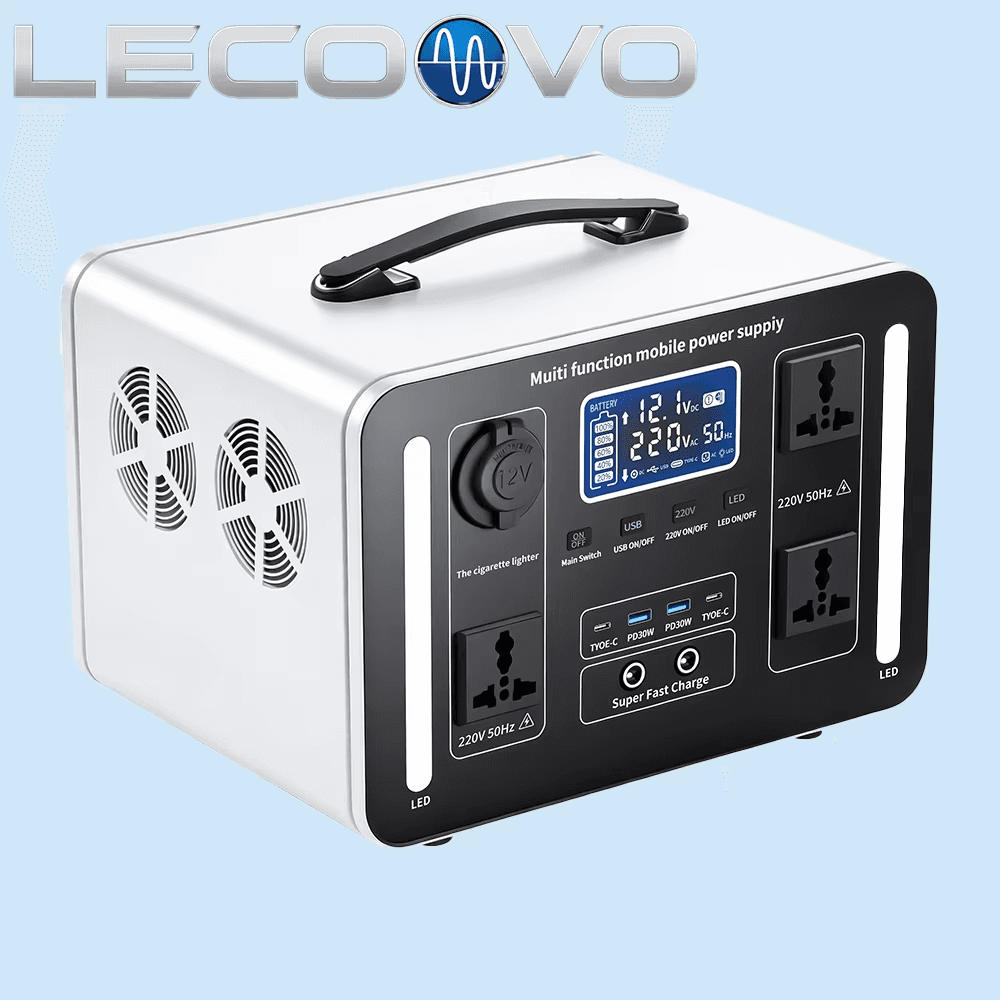 LECOOVO H1200S 1200W Portable Generator Solar Home Energy Storage System for Home Power with MPPT LiFePO4, LECOOVO H1200S 1200W Portable Generator, 深圳市一能精密科技有限公司