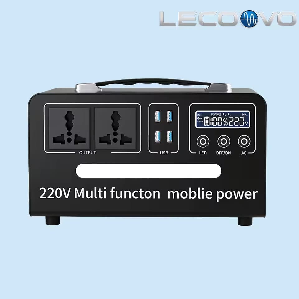 LECOOVO D300S 300W LiFePO4 Battery Portable Design Home Emergency Energy Storage System, LECOOVO D300S 300W LiFePO4 Portable Power Station, 深圳市一能精密科技有限公司